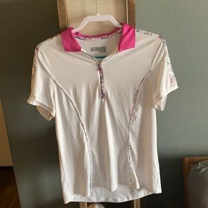 Callaway women’s zip polo size medium